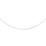 9 Carat White Gold Curb Chain