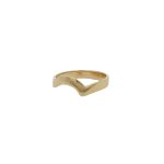 18 Carat Yellow Gold V Shape Ring