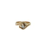 18 Carat Yellow Gold Flower Design Ring