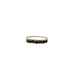 9 Carat Yellow Gold Half Eternity Ring
