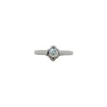 14 Carat White Gold Ring