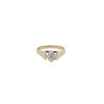 9 Carat Yellow Gold Cluster Ring