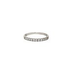 18 Carat White Gold Half Eternity Ring