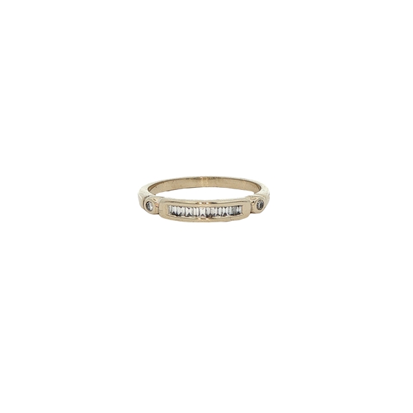 9 Carat White Gold Half Eternity Ring