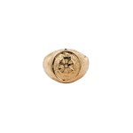 18 Carat Yellow Gold Signatory Ring
