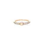 18 Carat Yellow Gold Opal & Diamond Ring