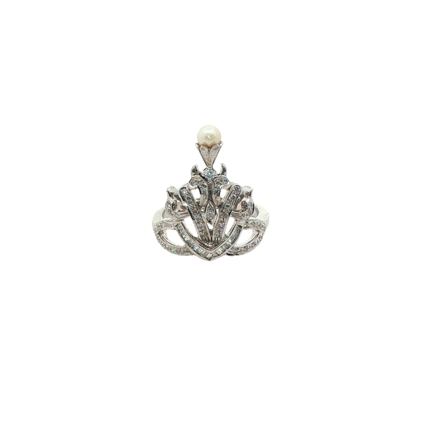 18 Carat White Gold Ring