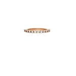 18 Carat Rose Gold Half Eternity