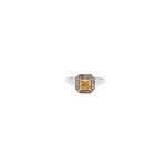 9 Carat White Gold Halo Ring