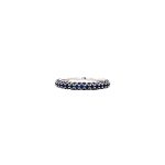 18 Carat White Gold 3/4 Eternity Ring