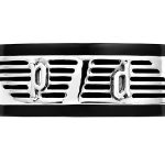 Police lifestyle rings stainless steel black plastic inner