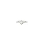 18 Carat White Gold Solitaire Ring