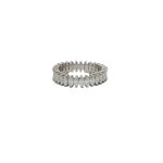 Silver & Moissanite Ring