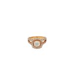 18 Carat Rose Gold Split Band Ring