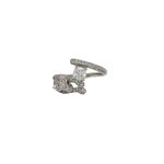 925 Silver & Moissanite Cartier Design Ring