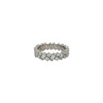 925 Silver & Moissanite Full Eternity Ring