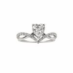 925 Silver & Moissanite Ring