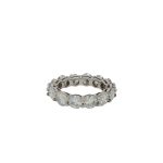 925 Silver & Moissanite Full Eternity Ring