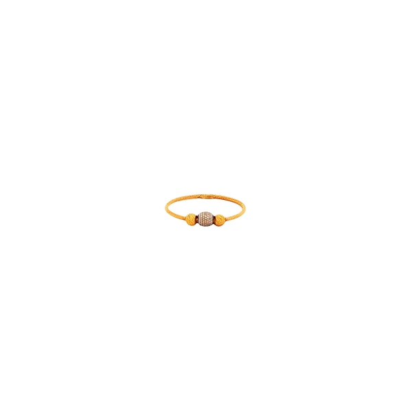 22 Carat Yellow & White Gold Ring