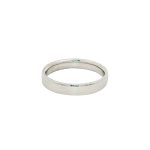 9 Carat White Gold Gents Wedding Band
