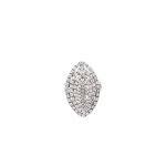 18 Carat White Gold Cluster Ring
