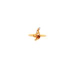 21 Carat Rose Gold Cubic Zirconia Ring