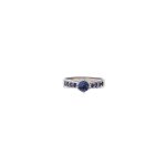 18 Carat White Gold & Tanzanite Ring