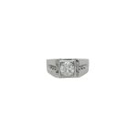 925 Silver & Moissanite Ring