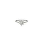 925 Silver & Moissanite Ring