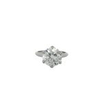 925 Silver & Moissanite Ring
