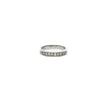 18 Carat White Gold Half Eternity Ring