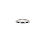 18 Carat White Gold Half Eternity Ring