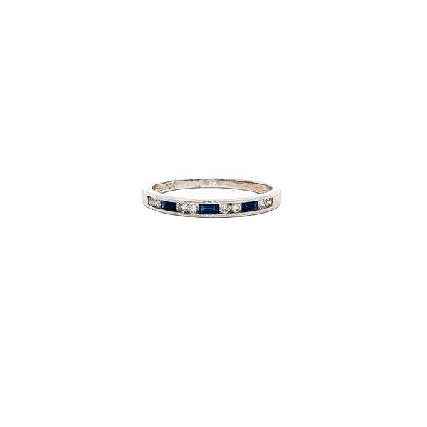 18 Carat White Gold Half Eternity Ring