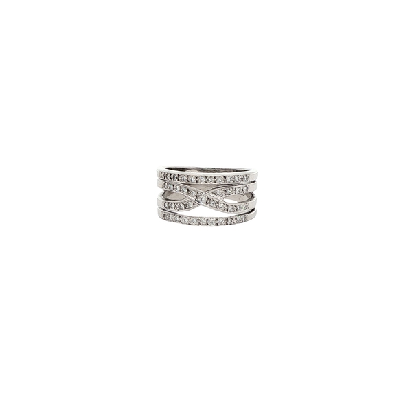 18 Carat White Gold Ring