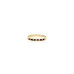 18 Carat Yellow Gold Half Eternity Ring