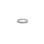 18 Carat White Gold Half Eternity  Ring