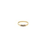 9 Carat Yellow Gold Trilogy Ring