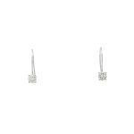 18 Carat White Gold Drop Earings