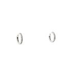 9 Carat White Gold Earings