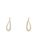 18 Carat Yellow Gold Hoops Earings