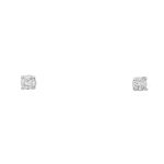 18 Carat White Gold Stud Earings