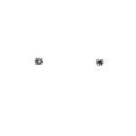 18 Carat White Gold Stud Earings