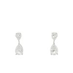 18 Carat White Gold Earings