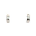 18 Carat White Gold Drop Earings