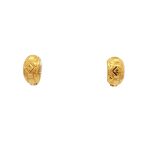 18 Carat Yellow Gold Drop Earings