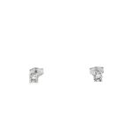 18 Carat White Gold Stud Earings