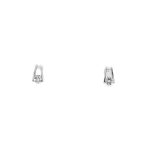 9 Carat White Gold Shimansky Design Earings