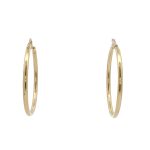 9 Carat Yellow Gold Hoop Earings