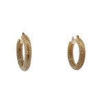 9 Carat Yellow Gold Hoops Earings