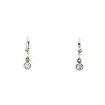 Earings Drop 9ct White Earings